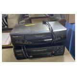 VHS TAPE PLAYERS EMERSON PANASONIC ONE WITH REMOTE