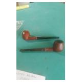 TWO BREWSTER BRIAR SMOKING PIPES