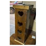 WOODEN TOILET PAPER HOLDER 26' TALL