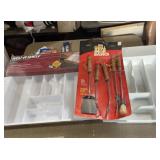 REV A SHELF ORGANIZER 4 PIECE GRILL TOOL SET