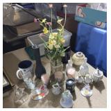 ANGLES CANDLES SALT AND PEPPER SHAKERS VASES