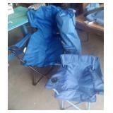 TWO ADULT & 1 YOUTH FOLDING CHAIRS W/ BAGS