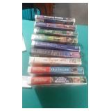 NINE WALT DISNEY VHS TAPES 2 UNOPENED