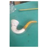 HOLLAND PORCELAIN PIPE UNSMOKED