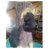 23' TALL CERAMIC TREE STUMP WITH BEARS