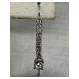 VINTAGE EARRINGS. THE SMALL DIAMONDS TEST