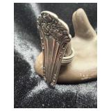 STERLING SILVER SPOON RING SX 5.5
