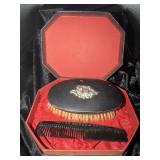 VINTAGE MEN'S GROOMING SET. BRUSH IS MADE OF