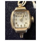 VTG LADIES 10k BULOVA WATCH