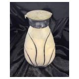 VINTAGE COLOGNE SHAKER 2/3RDS FULL OF POWDER,