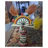 ZUNI OR HOPI SHALAKO MANA KACHINS 8'