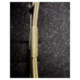 VINTAGE SWANK CURLED ENDS TIE BAR