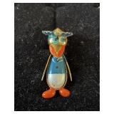 VINTAGE ENAMELED DUCK PIN