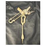 VINTAGE ASST. KEYS AND MISC, STERLING DAIRY MILK