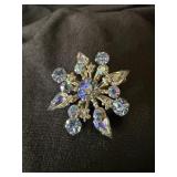 VINTAGE CORO AURORA BOREALIS RHINESTONE S