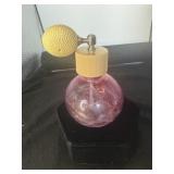 VTG PERFUME BOTTLE WITH ORIGINAL SQUEEZE BULB PUMP