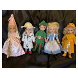 5 MDME ALEXANDER HAPPY MEAL DOLLS SEE PHOTOS FOR