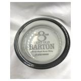 VINTAGE BARTON ADVERTISING 3.5' DIAMETER,