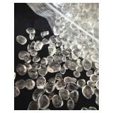 BAG OF SMALL ROUNDED GLASS, PKG IS A FULL 4 X 6'