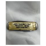 VINTAGE AMBASSADOR ADVERTISING KNIFE FEATURING A