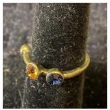 VINTAGE BIRTHSTONE RING SZ 7