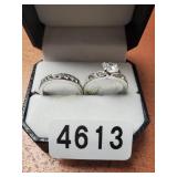 Wedding Ring Set Size 9.5