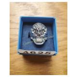 Skull Ring Size 10