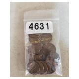 20 Assorted Dates Wheat Pennies
