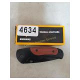 Browning Black Stainless 6' Clip-Point Knife,