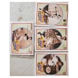 4 Ted Williams Baseball Cards