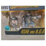 Overwatch Ash & B.O.B. Figurines