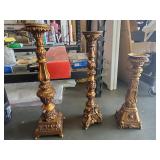 3 Byzantine Candleholders