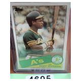 1985 topps Ricky Henderson baseball card