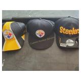 3 Steelers Hats