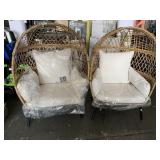 2 Kid's Egg Chairs, New