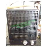 Retro portable electric fireplace
