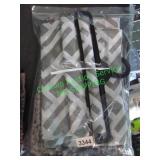 Shower curtain set w/ noodle bath rugs