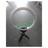 2 10.2' ring lights with tabletop tripods
