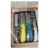 5 piece knife combo set
