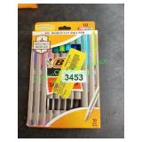 Assorted colored pens