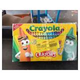 Coloring books and crayons