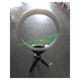 2 10.2' ring lights with tabletop tripods