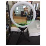 2 10.2' ring lights with tabletop tripods