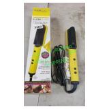 Straightening hair brush