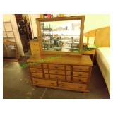 Dresser with mirror 56'W 18'D 29'H