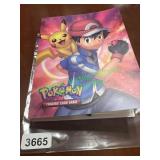 30 card small Pokémon binder with Pikachu