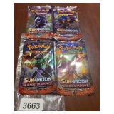 Sun and Moon Pokémon 4 packs