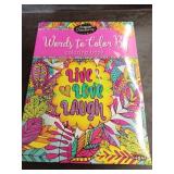 Coloring Book and colored pencils