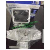 Solar triple head motion activated light