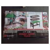 4' 3-in-1 combo game table